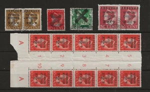 Netherlands Indies Indonesia Japanese Occupation Sumatra several overprints - Picture 1 of 1