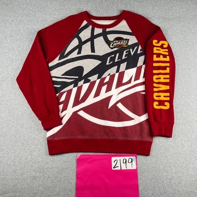 Suéter Cleveland Cavaliers Mediano Grande Gráfico Estampado Completo Pullover Foto 1 de 4