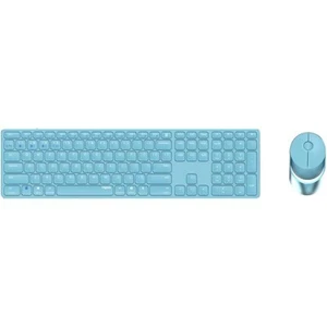 Rapoo 9850M kabelloses Tastatur-Maus Set Blau flaches Design DE-Layout QWERTZ - Bild 1 von 8