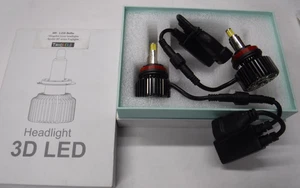 NEW CAN-AM SPYDER RT TRICLED SLINGSHOT INNER HEADLIGHT H9 LED BULBS V23-10G - Picture 1 of 6