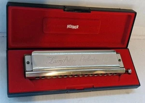 Vintage Larry Adler Professional 16 Chromatic Harmonica by M Hohner. - Picture 1 of 7