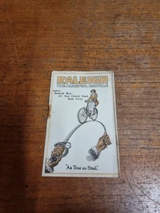 Vintage Raleigh Cycles Cycle Bicycle Advert Catalogue 1930s Advertising Brochure - Picture 1 of 6