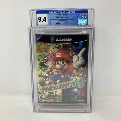 Mario Party 6 Nintendo GameCube Sealed CGC Graded 9.4 A+ - Image 1 of 4