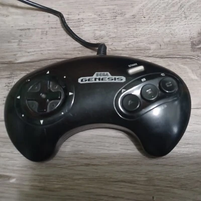 Sega Genesis Controller OEM 3 Button Model 1650 Authentic Original Vtg - Image 1 of 2
