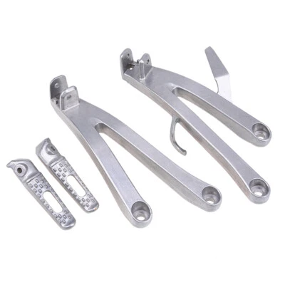 Reposapiés pedal estriba de pasajero trasero de aluminio para Honda CBR600RR 2007-2014 Foto 1 de 4