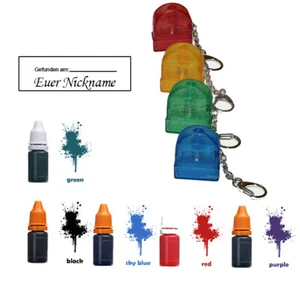 Stempel Unterschrift Nickname Taschenstempel Geocaching Hosentaschen mitnehmen - Bild 1 von 3