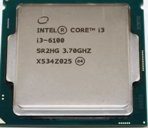 Intel Core i3-6100 LGA1151 2C/4T 3.70GHz 3MB 51W CPU Processor - Picture 1 of 1