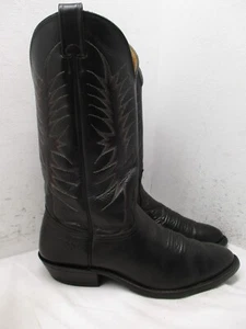 Botas vaqueras de cuero negras NOCONA para hombre talla 8,5 estilo D 10273175 - Imagen 1 de 12