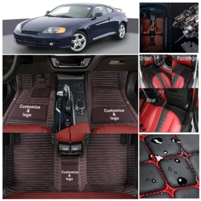 Fit Hyundai Tiburon 2002-2016 Car Floor Mats All Weather Carpets Handmade Luxury — 第 1/4 张图片