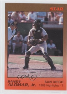 1989 Star Sandy Alomar Jr Sandy Alomar Jr #5 Rookie RC