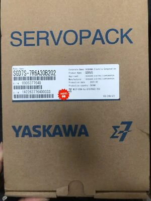 Yaskawa SGD7S-7R6A30B202 Servo Driver 1PC New SGD7S7R6A30B202 - Image 1 of 4