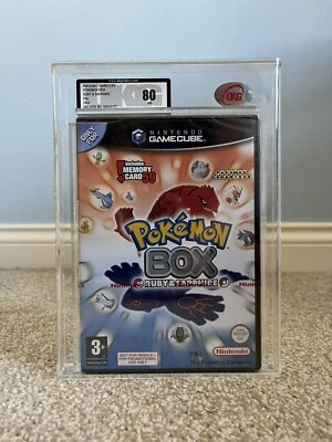 POKEMON BOX - RUBY & SAPPHIRE - NINTENDO GAMECUBE - GRADED - UKG VGA WATA - Image 1 of 2