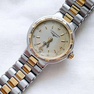 Longines Conquest Quartz Watch USED Vintage Auth Ladies #8934 - Picture 1 of 4