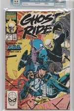 MARVEL GHOST RIDER #5 HALO 9.8 PUNISHER PART 1 1990