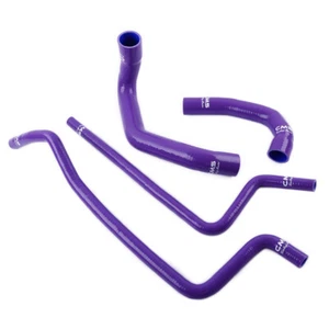 Radiador de silicona + kit de manguera de calentador púrpura para Jeep Wrangler TJ 1997-2006 4,0 L L LHD - Imagen 1 de 12