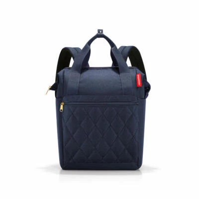 reisenthel allrounder R, Rucksack, Freizeittasche, Rhombus Midnight Gold, 12 L - Bild 1 von 3