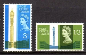 1965 GB apertura de la torre de correos SG 679 - 680 montado como nuevo - Imagen 1 de 1