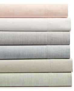 Hotel Collection 525 Thread Count Yarn Dyed Cotton Pillowcase - STANDARD - Sand - Picture 1 of 8