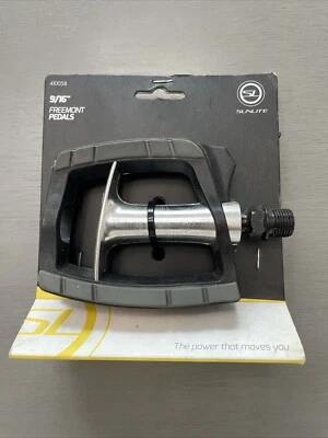 SUNLITE Freemont PEDALS - 9/16” - Silver/Black/Grey - Image 1 of 3