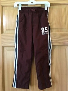 NWT Oshkosh Boys Pull on Pants Athletic Active Raisin Navy White 4 - Picture 1 of 1