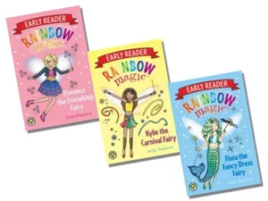 NEW x 3 EARLY READER RAINBOW MAGIC FAIRIES books Flora Florence Kylie - Picture 1 of 1