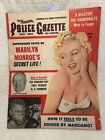 1956 Police Gazette Marilyn Monroe sur couverture boxeur burlesque queens Joe Jeanette