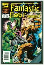 Fantastic Four Unlimited #4 VF/NM Marvel Comics 1993  Thing v Hulk Cover