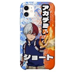 My Hero Shoto Todoroki FIRE ICE Hard Shell Anime Phone Case iPhone Android - Picture 1 of 1