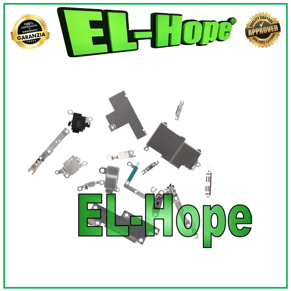 SET KIT COMPLETO SUPPORTI STAFFE SCHERMATURE PER APPLE IPHONE 12 MINI - Immagine 1 di 1