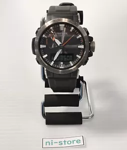 Casio Protrek PRW-60Y Multi band 6 Solar Radio Quartz Watch Black - Rank B+ - Picture 1 of 11