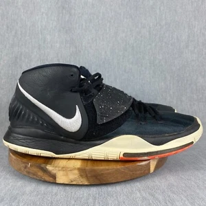 Nike Kyrie 6 VI Shoes Mens Size 14 Jet  Black Sneakers Basketball Athletic - Picture 1 of 12