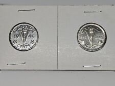 1945 AND 1945-2005 Canadian V Cents "Victory" Nickle 
