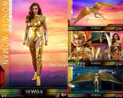 HotToys 1/6 MMS578 Wonder Woman 1984 Golden Armor Deluxe Ver. Figure INSTOCK - Image 1 of 4