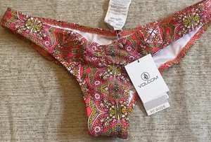 VOLCOM Women's Medium “Just Add Water” Bikini Bottom Swim Surf Beach NEW W TAGS - Picture 1 of 8