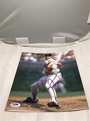 Greg Maddux Signed Atlanta Braves 8x10 Photo Autographed PSA/DNA COA 1A - Image 1 of 4