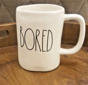 Taza de café Rae Dunn by Magenta colección artesanal ABURRIDA nueva taza grande - Imagen 1 de 4