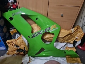 Kawasaki ZX-6R 636 Ninja 2 Seitenteile L/R Verkleidung 2003er ORIGINAL Motorrad - Bild 1 von 11