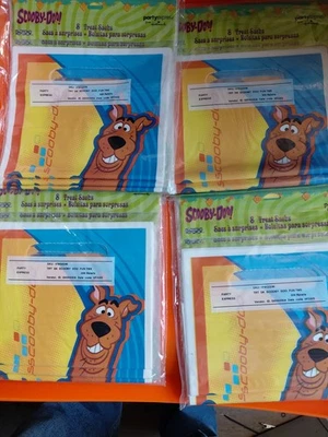 Paquete de cuatro sacos Scooby Doo sin abrir Party Express Hanna Barbara de colección  Foto 1 de 3