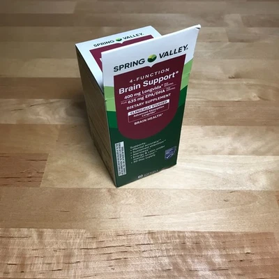 Spring Valley Brain Performance Memory Support Supplement Vegetarian 60 Capsules - Image 1 of 4