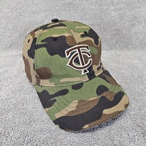 Minnesota Twins Camo Hat Woodland Camouflage OSFM Strapback Gander Mountain - Picture 1 of 20