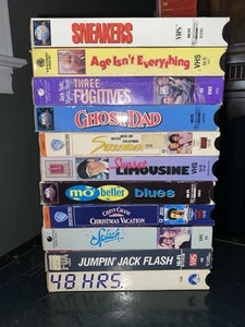 VHS Tape Lot HTF OOP Rare Comedy Movies Vintage Videos 11 Tapes - Picture 1 of 11