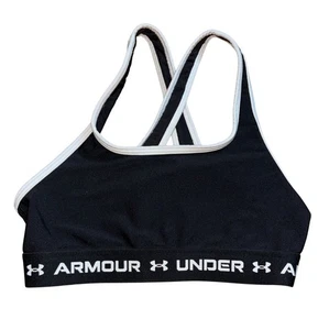 Under Armour Youth Sports Bra-Black-Size Youth Medium-GUC - Picture 1 of 3