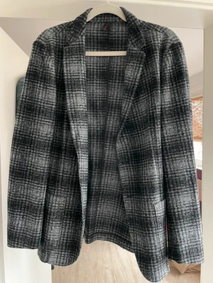 Strellson Blazer Sakko Überjacke Strickjacke Überhemd Balzer Sakko kariert gr 50 - Bild 1 von 4
