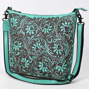 AD American Darling Large Crossbody Hand Tooled Genuine Leather Women Bag - Picture 1 of 21