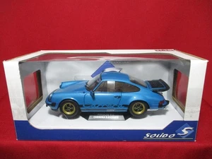 1:18 Scale Porsche 911 Carrera 3.0 Coupe Blue Solido Diecast Model Car Autoart - Picture 1 of 4