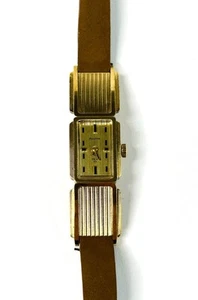 LADIES BULOVA DIOR 23 JEWEL WRISTWATCH 10K RGP CASE - Picture 1 of 11