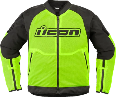 ICON 2820-6750 Overlord3 Mesh™ Jacket - Hi-Viz Yellow - Large - Image 1 of 2