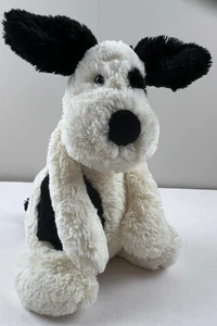 Jellycat Bashful schwarz und creme Welpe Hund Plüschtier Stofftier 15 Zoll - Bild 1 von 9