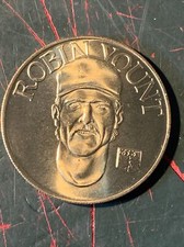 1992 Sports Stars Collector Coins Robin Yount HOF Milwaukee Brewers Baseball