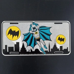 Batman Bat Signal Gotham Original 1966 License Plate Groff Signs 12"×6" Aluminum - Picture 1 of 4